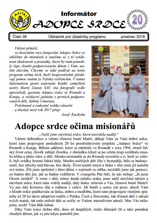 Informátor Adopce srdce 39