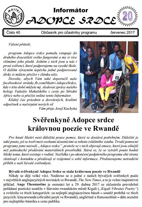 Informátor Adopce srdce 40